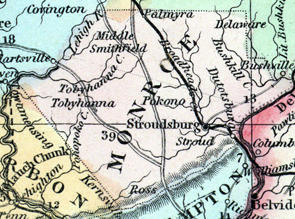 monroe-county-pennsylvania-1857-house-divided