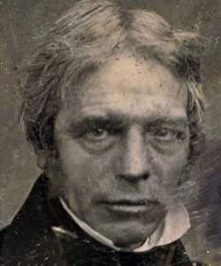 Michael Faraday, circa 1860, detail