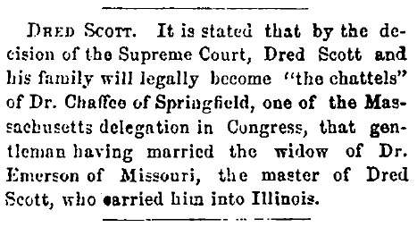 “Dred Scott,” Boston (MA) Herald, March 14, 1857
