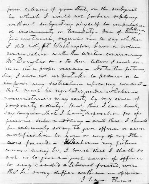John Jordan Crittenden to Abraham Lincoln, July 29, 1858 (Page 4)