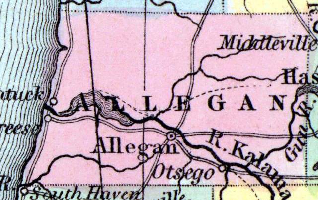 Allegan County, Michigan, 1857
