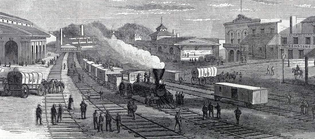 Atlanta, Georgia, November 1864, artist's impression, detail