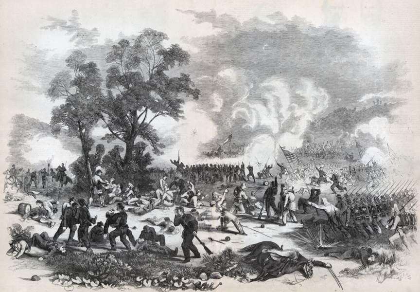First Bull Run, Virginia, July 21, 1861, Frank Leslie