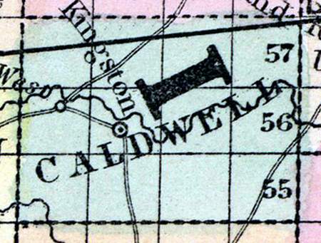 Caldwell County, Missouri, 1857