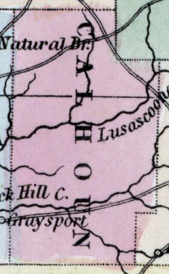 Calhoun County, Mississippi, 1857