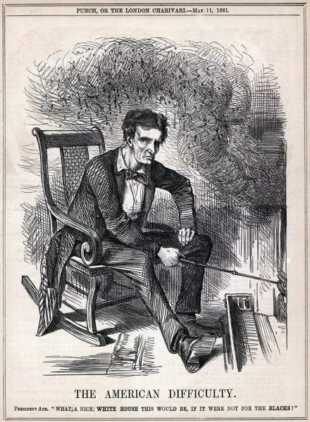 “The American Difficulty,” cartoon, May 11, 1861