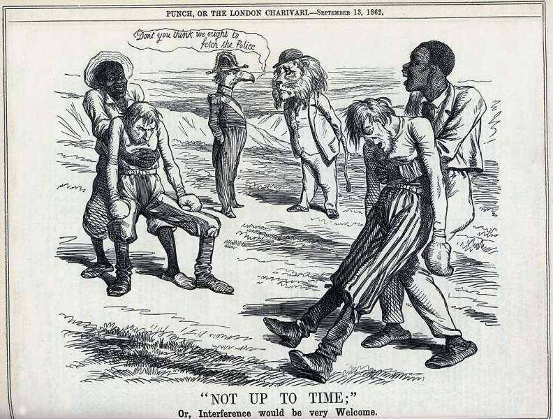 "'Not Up To Time;' Or, Interference would be very Welcome,” cartoon, September 13, 1862