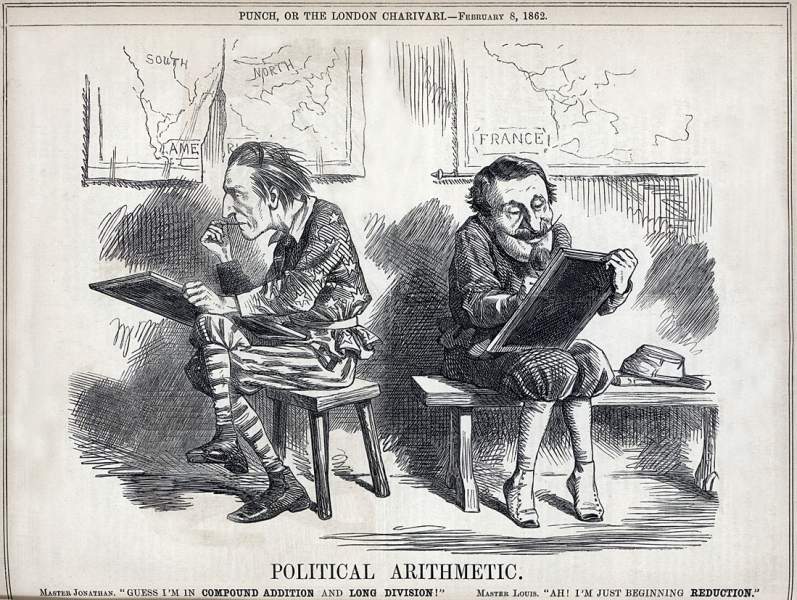 "Political Arithmetic,” cartoon, February 8, 1862