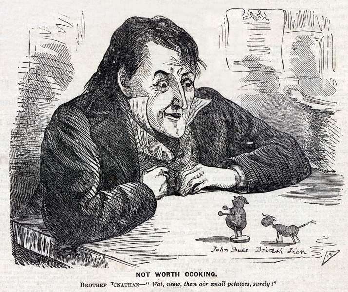 "Not Worth Cooking," cartoon, January 18, 1862