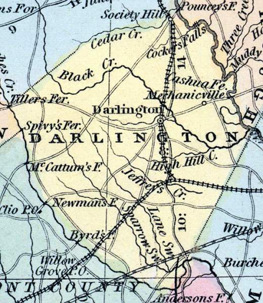 Darlington District, South Carolina, 1857
