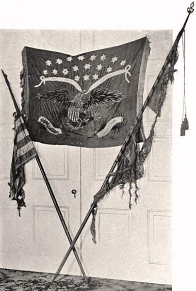 Flag of the Carlisle Fencibles, Carlisle, Pennsylvania, circa 1900