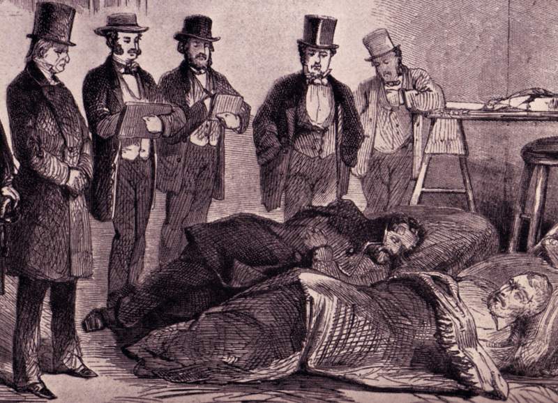 Governor Wise of Virginia interviews the Prisoners, October, 1859, detail