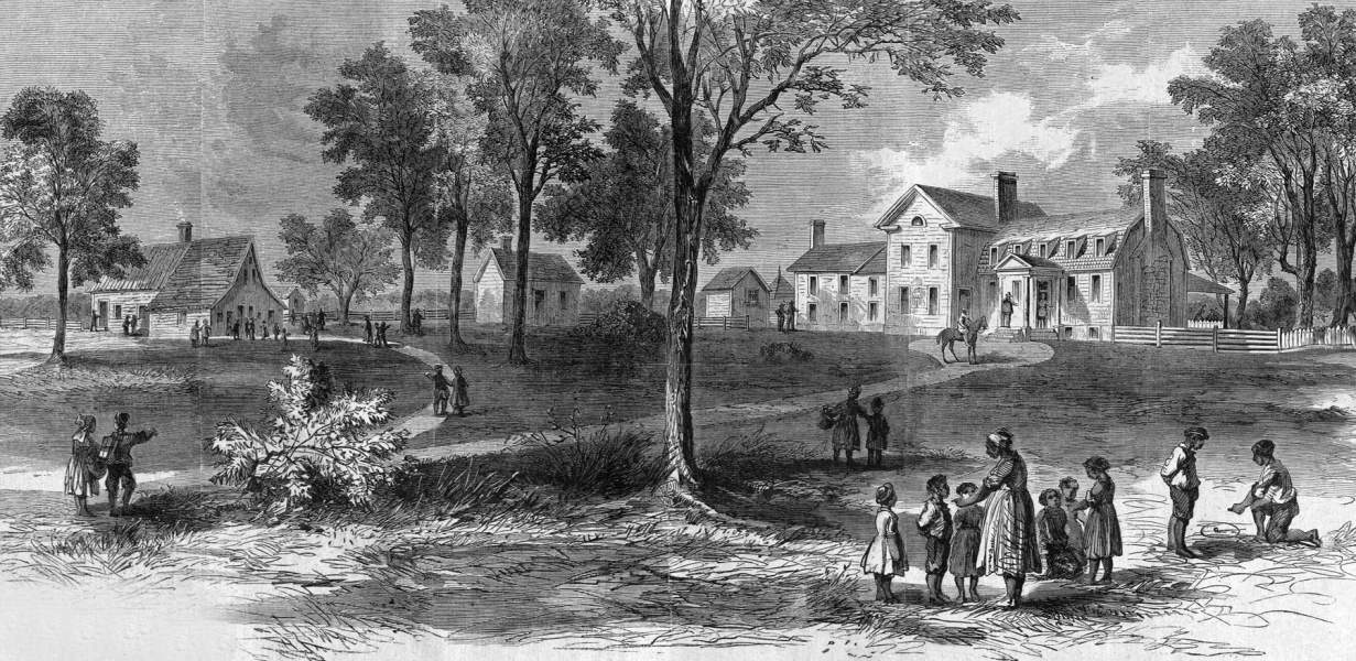 Home of former Virginia Governor Henry Wise, near Norfolk, Virginia, artist's impression, zoomable image