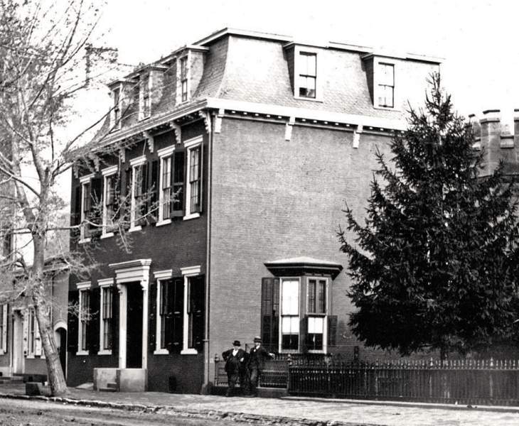 Hitner House, East High Street, Carlisle, Pennsylvania, circa 1875