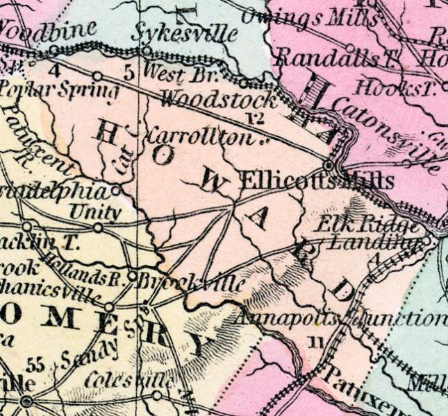 Howard County, Maryland, 1857