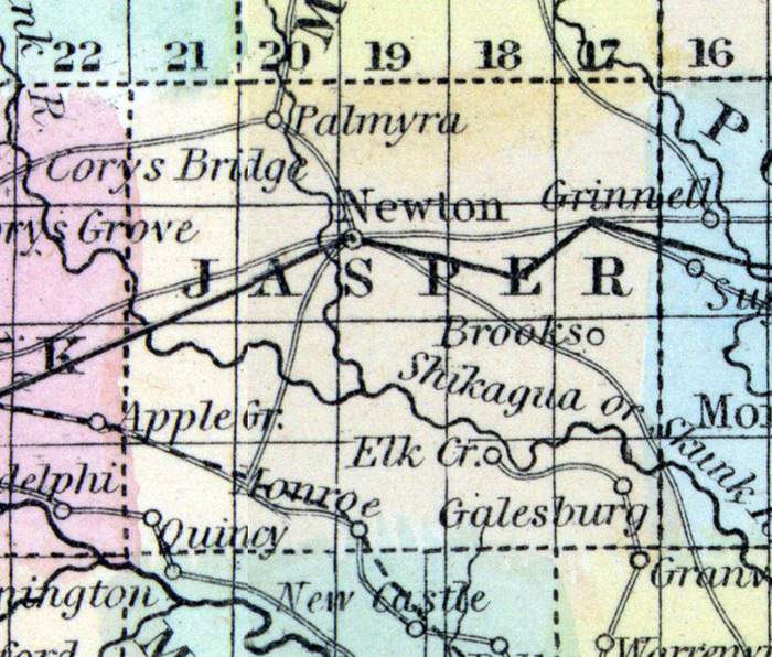 Jasper County, Iowa, 1857