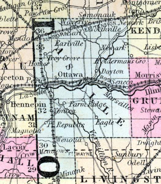 La Salle County, Illinois, 1857
