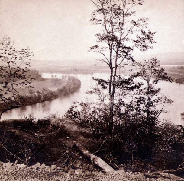 Tennessee River, from Lookout Mountain, circa 1864