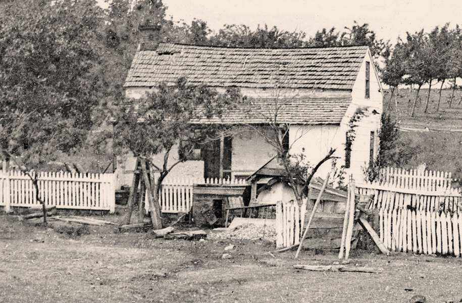Meade's Headquarters, Cemetery Ridge, Gettysburg, Pennsylvania, July 1863, detail