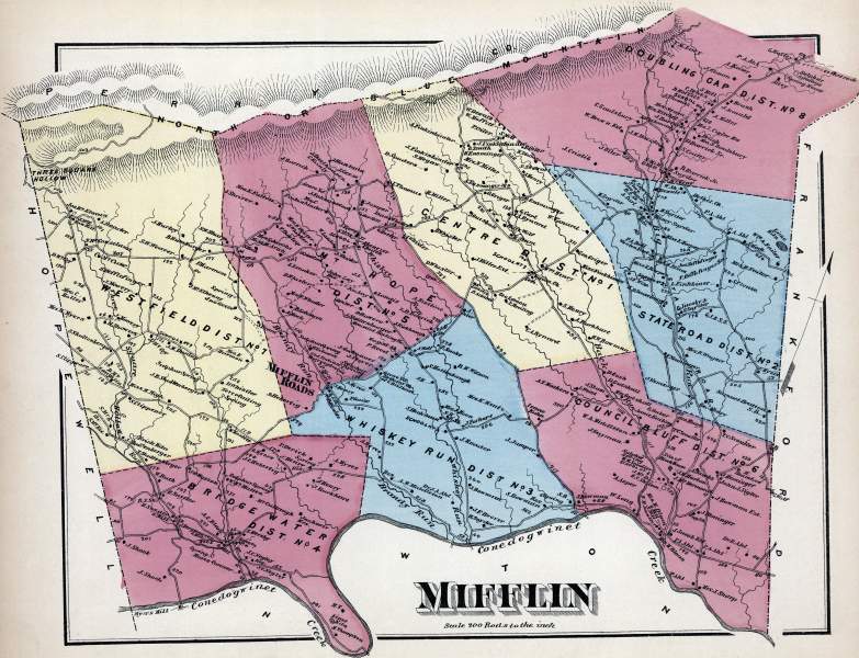 Mifflin Township, Cumberland County, Pennsylvania, 1872, zoomable map