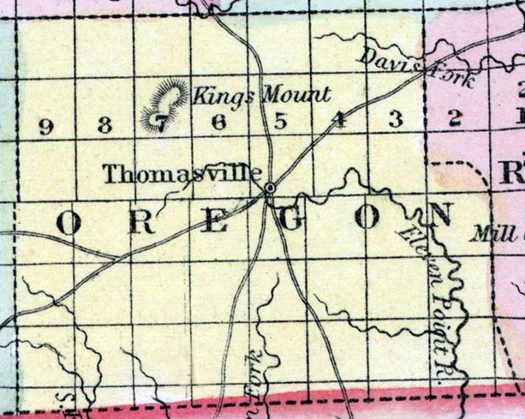 Oregon County, Missouri, 1857