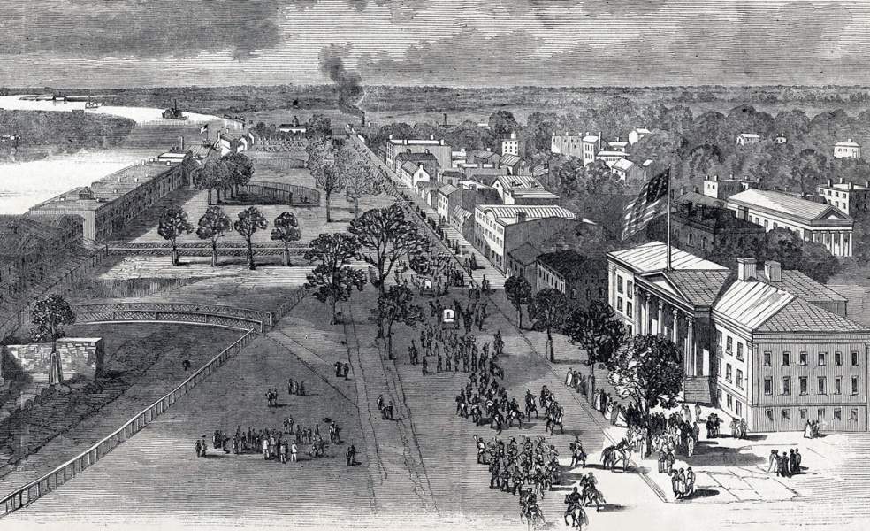 Savannah, Georgia, January 1865, artist's impression, detail