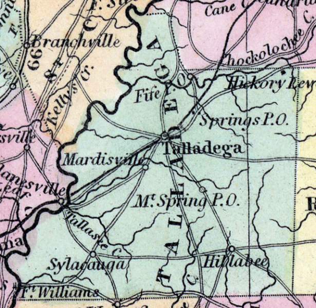 Talladega County, Alabama, 1857