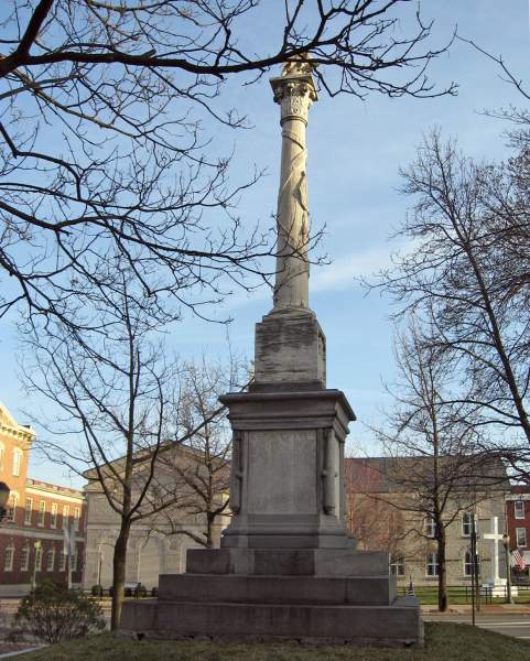 Civil War Memorial, Carlisle, Pennsylvania, from the south, March 2011, zoomable image