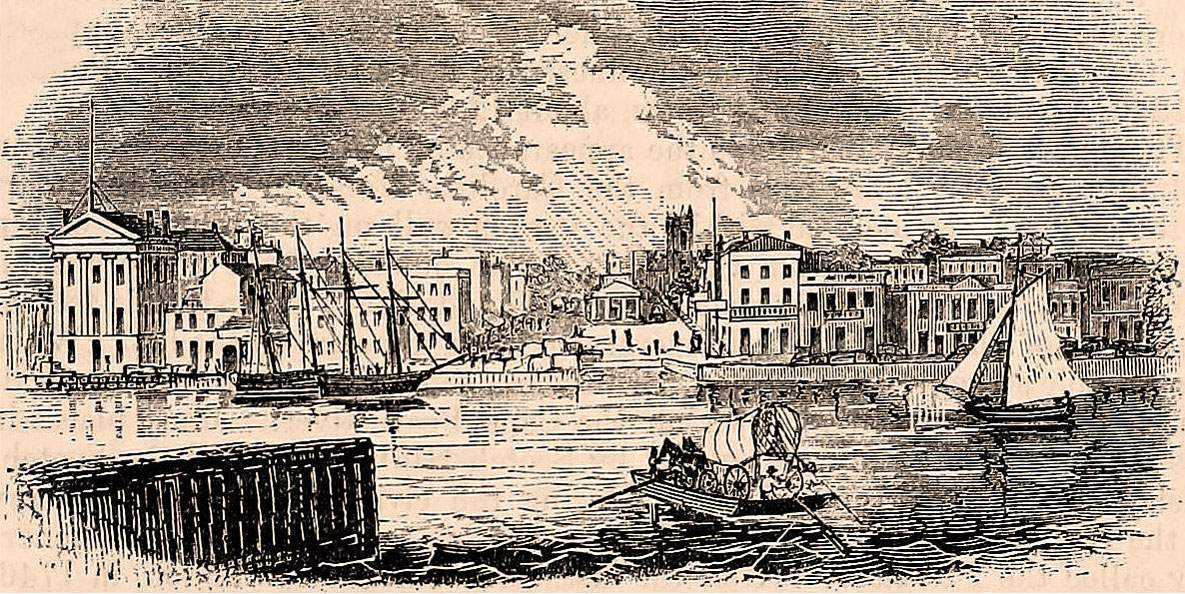 Wilmington, North Carolina, 1861, artist's impression