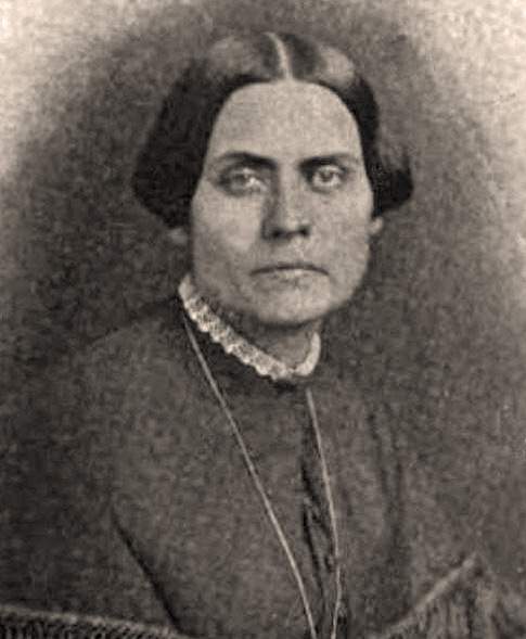 Susan Brownell Anthony, photograph, 1852