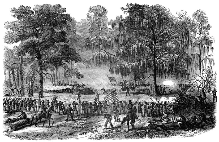 Battle of Bayou Bourbeau, November 3, 1863 House Divided