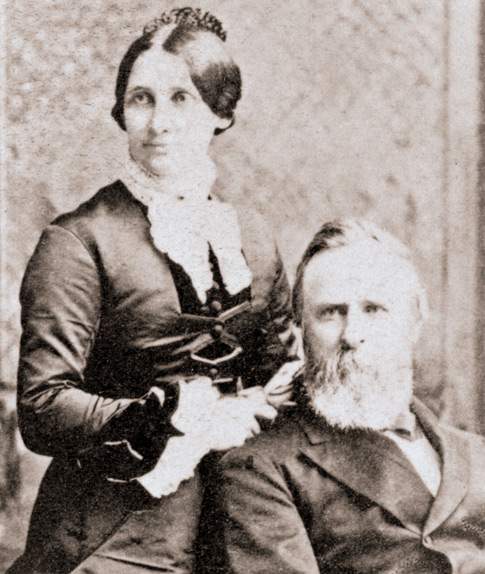 Rutherford Birchard and Lucy Webb Hayes, circa 1880