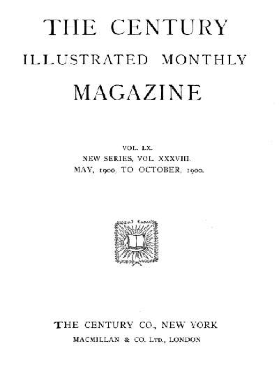 Century Magazine, Title Page