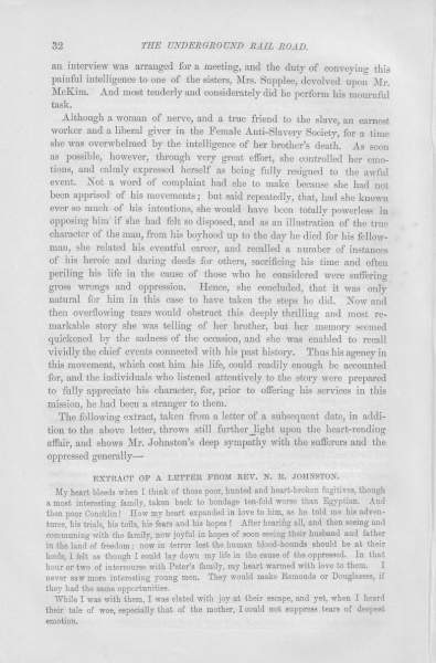 N. R. Johnston to William Still, April 1, 1851 (Page 1)