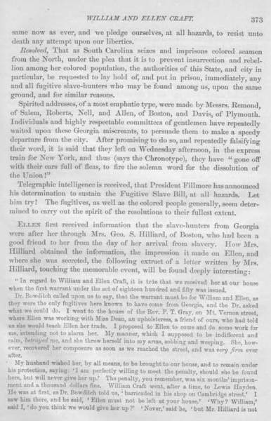 "Slave-Hunters in Boston," Boston (MA) Liberator, November 1, 1850 (Page 3)