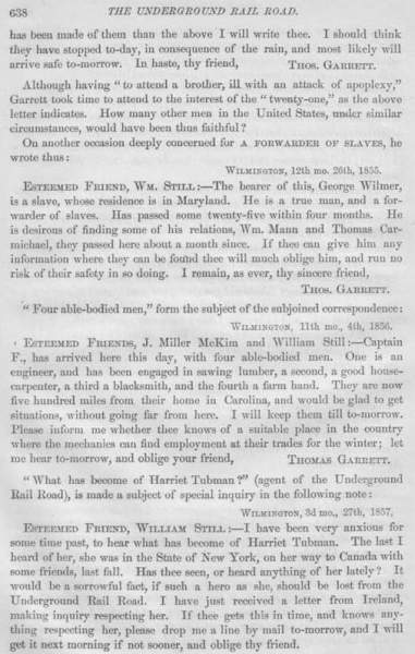 Thomas Garrett to William Still, March 27, 1857 (Page 1)