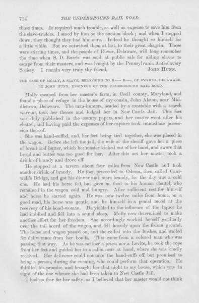 John Hunn to William Still, November 7, 1871 (Page 2)