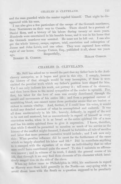 Hiram Corson to Robert Corson, November 1, 1871 (Page 2)