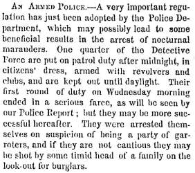 “An Armed Police,” New York Times, February 3, 1859