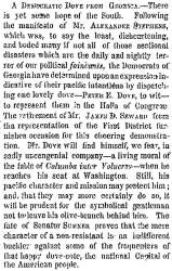 “A Democratic Dove from Georgia,” New York Times, July 16, 1859