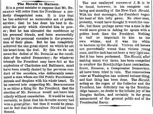 “The Herald in Harness,” New York Times, July 21, 1860