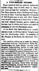 “A Two-Edged Sword,” Cleveland (OH) Herald, September 3, 1860