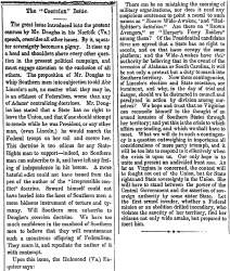 "The 'Coercion' Issue," (Jackson) Mississippian, October 5, 1860