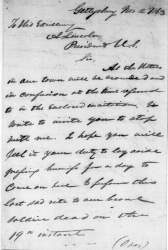 David Wills to Abraham Lincoln, November 2, 1863 (Page 1)