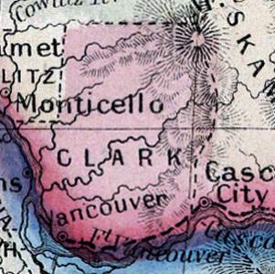Clark County, Washington Territory, 1866