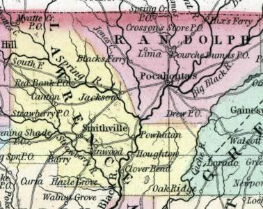Lawrence County, Arkansas, 1857