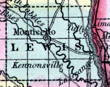 Lewis County, Missouri, 1857