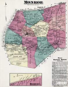 Monroe Township, Cumberland County, Pennsylvania, 1872, zoomable map