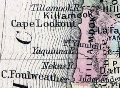 Tillamook County, Oregon, 1866