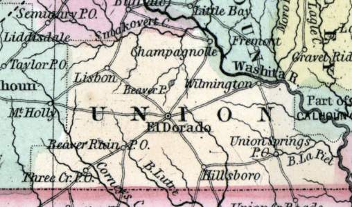 Union County, Arkansas, 1857